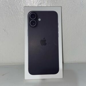 Empty Retail Box Apple A3082 iPhone 16 Plus + black 256GB Excellent Condition